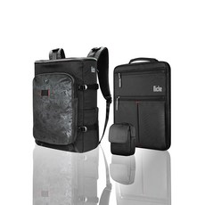 Niche 城市旅人天鷹座後背包 三件組，含筆電收納層與小物收納包