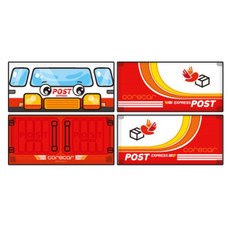 아기 붕붕카 코레카 변신 리폼 스티커 스티커교체 경찰차스티커 스티커리필 코레카리폼 추천, 스쿨버스, 1개