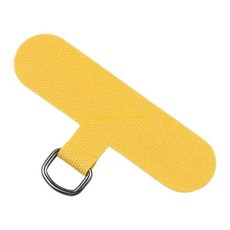 대부분의 스마트 폰 케이스에 대한 전화 끈 개스킷 테더 패치 방울 보호, 노란색, 1개