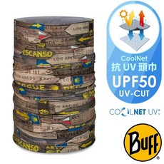 【西班牙 BUFF】停留地標》防曬降溫 頭巾 Coolnet UPF50 圍脖 頸圍 面罩 圍巾 口罩 134426, 1個
