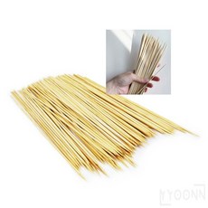 유니상점 15cm 손잡이 꼬치 600p 두께0.2