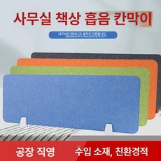 사무실 파티션 책상 가림막 칸막이 공간분리 책상위파티션 30x60cm (프루트그린), 테이블 모서리 클립 (2개 세트)