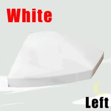 백미러케이스 GAC Trumpchi GS3 Emzoom -2024 측면 외부 백미러 렌즈 유리 하단 뚜껑 쉘 프레임 커버 홀더, 02 1PC Left White