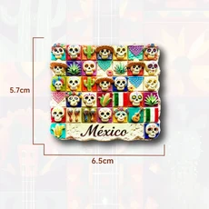 웨스트맨 데드 마스크의 날 디아 데 무에르토스 세뇨르 또는 할로윈 남성 얼굴 의상 슈가 해골 멕시코 디자인