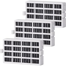 월풀 W10311524용 냉장고 에어 필터 교체 키치네이드 및 젠에어 프레시플로우 프리 필터로 효과적인 필터링, 3 Pack