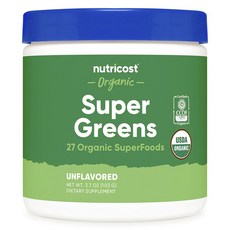 nutricost 超級食物蔬果粉 無味款, 103g, 1罐