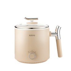 KINYO 多功能料理鍋 1.8L 陶瓷塗層 兩段溫控, FP0772