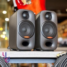 NUX AXON 3 3吋桌上型監聽喇叭 (一對), 黑色AXON 3,加購1.8M RCA專用線材(一對