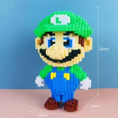 레고호환 기차 트랙 블럭 조립 퍼즐 장난감 빌딩 블록 교육용 테크닉 완구 대형 그린 메리 망치 포함, 1개