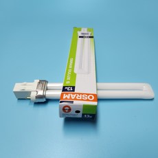 오스람 DULUX S 13W 865 6500K 주광색 2핀 PL-S 2P S13W S타입 U자형 GX23 콤팩트형광램프 매입등 다운라이트 삼파장 우리조명 장수 필립스 GE 동일, 1개
