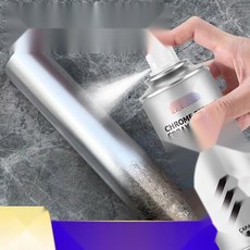 하이그로시 오토바이 머플러 코팅 락카 내열 실버 페인트 스프레이, 4. 500ML 5개