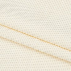 코듀로이 리브 원단 플로럴 화이트 의류 액세서리 부자재 수제 봉제 자작의류 크로셰 니트 옷꾸미기 밴드 1560x0.5mm, 1개