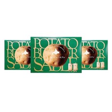 【北海道限定】北見十華製果薯蓉奶油酥餅金素鹽味 15個入, 3個, 96g