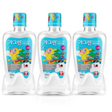 가그린 어린이용 구강청결제 풍선껌향, 550ml, 7개
