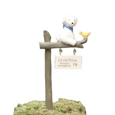 【微景小舖】微景觀 小狗標牌花插 多肉清新花插 微景觀擺件 花插 小狗花插 多肉植物 苔蘚生態瓶配件 景觀盆栽 動物, 1個