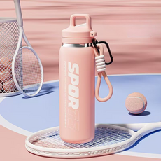 Ait 다용도 스포츠 야외 휴대용 텀블러, 5개, 600ml, 핑크