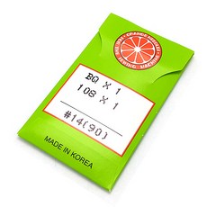 오렌지니들 BQx1 공업용 단추달이 바늘, 1개