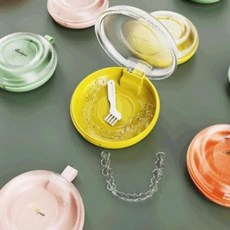 교정 투명 유지장치 틀니 의치 보관통 세척 솔 케이스, 상품선택, 그린 DC004610, 그린 DC004610