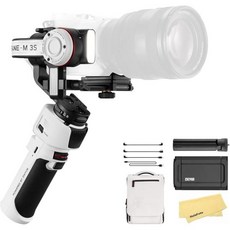 지윤 크레인 M3S 콤보 짐벌 안정기 스마트폰 미러리스 DSLR 카메라 액션 카메라용 3축 아이폰 고프로 소니 캐논 니콘 후지필름 파나소닉 시그마, Zhiyun Crane M3S 콤보