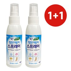 리빙굿 1+1 정전기방지 스프레이(허브향) 섬유탈취제, 1개, 60ml