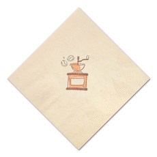 친환경 갈색 냅킨 3000장 _ 저렴한 가격 99% 항균기능 _ 100% 대나무 천연유래 원료 칵테일 냅킨, 1세트, 대나무 천연원색, 커피향, 3000개