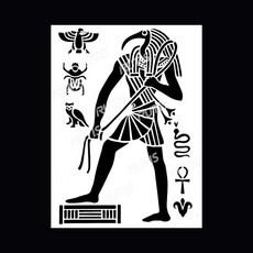 A40-0092型染版(Stencil)-蝶古巴特DIY-簍空模板-塗鴉模版-繪畫模版，輕鬆打造獨特風格, 1個, A40-0092