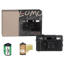 Lomography MC-A 全格底片相機 35mm金屬機身, 經典黑+彩色底片x2, 1個