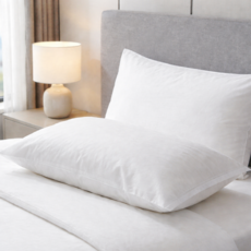 라운드데이 깔끔숙면 여행용 일회용 베개커버 대형 3중직