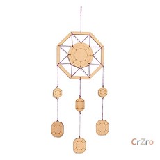 민화샵 드림캐쳐 만들기 DIY 팔각 오각 육각 모양 1개입 악몽퇴치 행운 부적