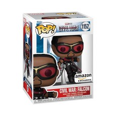 Funko 펀코팝 Marvel 마블 캡틴 아메리카 시빌 워 빌드 어 씬 - 팔콘 피규어 10/12 선물 아이디어 상품 및 장난감 토이