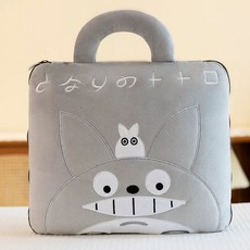 멀티 캐릭터 담요 쿠션, 1개, AG. 회색 도토로