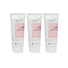 에스제이엠 안티 유브이 선크림 SPF50+ PA++++, 60g, 3개
