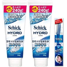 Schick (Sick) 하이드로 면도 젤 면도기 수염 면도 면도기 면도기 세트 240g (x 2)