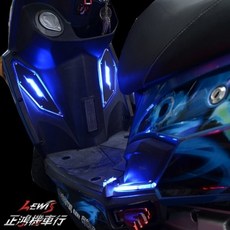 正鴻機車行 發光踏板 JET POWER EVO 3D發光腳踏板 迎賓燈 LED導光踏板, 冰藍色,JET POWER (EVO)