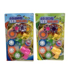 슈퍼 플라잉 LED 팽이 세트 랜덤, 1개