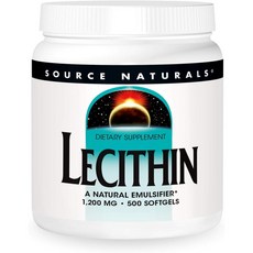 소스내추럴스 레시틴 1200mg 소프트젤 대용량, 2개, 500정