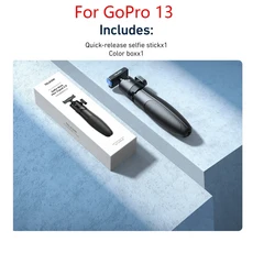 텔레신 미니 셀카봉 삼각대 휴대용 퀵 릴리즈 그립 알루미늄 합금 스탠드 홀더 (고프로 히어로 13 DJI 액션, 02 For Gopro Hero 13