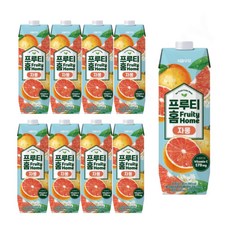 프루티홈 서울우유 자몽, 9개, 1L