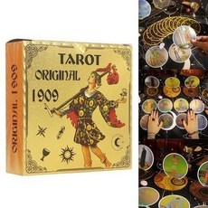 女巫卡塔牌屋 - 10*10cm 圓形PVC塔羅牌 原始偉特系 桌遊 卡牌遊戲 英文桌遊 占卜 original 19