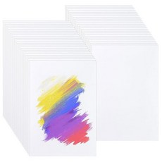 BENECREAT 드로잉 페이퍼 패드 50개 29.9 x 22.7cm(11.7 x 8.3인치) 백지 타일 드로잉 용품 캘리그래퍼 수채화 스케치북 노트 아티스트 타일