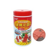 日本GEX五味 金魚元氣維他揚色薄片飼料 220g, 1個