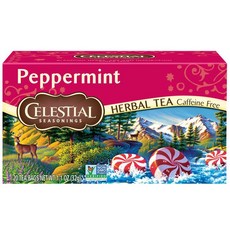 Celestial Seasonings 셀레스티얼 시즈닝스 페퍼민트 허브티 20개입, 32g, 1개