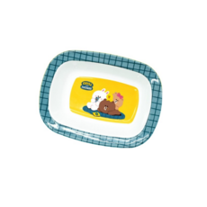 릴팡 브라운 앤 프렌즈 사각 시리얼볼, 혼합, 1개