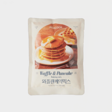 피코크 와플 팬케익믹스 400g 3개 양념 가루 오일