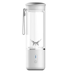 便攜榨汁杯 迷你充電式果汁機 家用 宿舍 小型多功能榨汁機, 迷你充電式榨汁機 白色