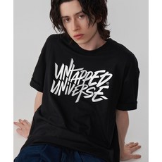 UNTAPPED STUDIO 유니버스 프론트 오버랩 오버핏 반팔 티셔츠 4 COLOR 275879