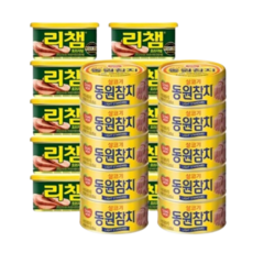 동원 라이트스탠다드 참치 150gx10캔+리챔 200gx10캔, 150g