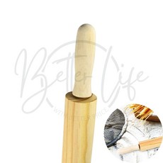 특가몰 원목 반죽밀대 나무밀대 회전밀대