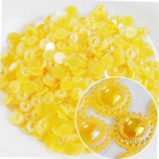 소모품 50 단면비즈(해바라기)-노랑 2000개, 본상품