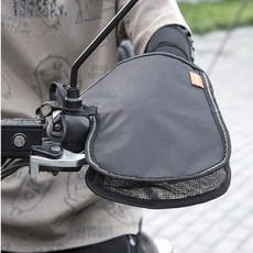 오토바이 토시 바이크 여름 핸들 커버 메쉬 장갑 쿨 토시 방수커버 바이크 글러브 햇빛차단, 메쉬핸들커버 블랙